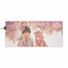 Load image into Gallery viewer, Hiro &amp; zero Two lived happily ever after. RGB LED Mouse Pad (Desk Mat)
