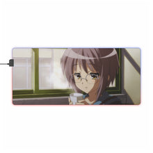 Load image into Gallery viewer, The Melancholy Of Haruhi Suzumiya RGB LED Mouse Pad (Desk Mat)
