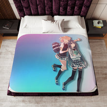 Load image into Gallery viewer, Yuigahama &amp; Yukinoshita Sherpa Blanket
