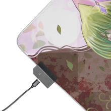 Load image into Gallery viewer, Blue Exorcist RGB LED Mouse Pad (Desk Mat)
