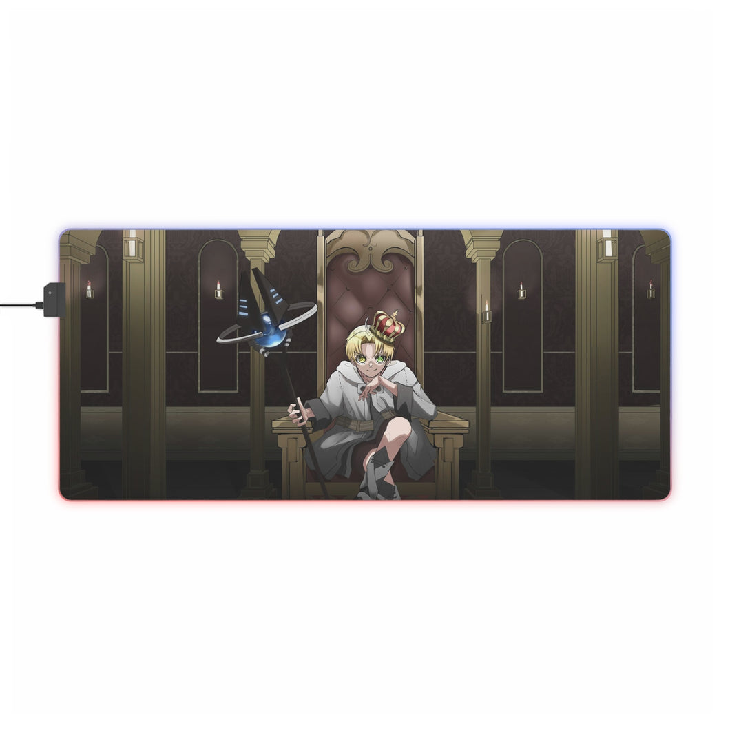 Mushoku Tensei: Jobless Reincarnation Rudeus Greyrat RGB LED Mouse Pad (Desk Mat)