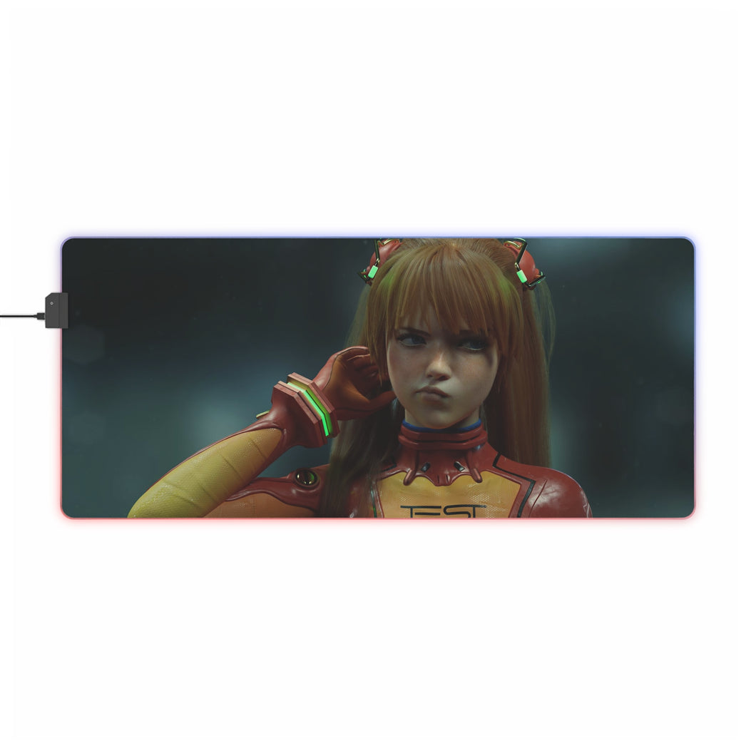 Neon Genesis Evangelion RGB LED Mouse Pad (Desk Mat)