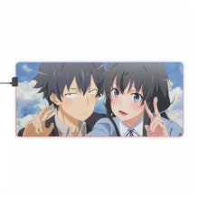 Load image into Gallery viewer, My Teen Romantic Comedy SNAFU Hachiman Hikigaya, Yukino Yukinoshita RGB LED Mouse Pad (Desk Mat)
