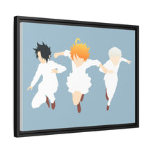 Load image into Gallery viewer, The Promised Neverland Ray, Norman, Emma Canvas Framed Art Print
