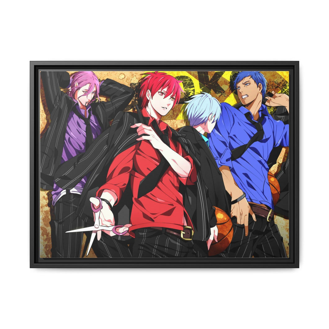 Kuroko's Basketball Canvas Framed Art Print