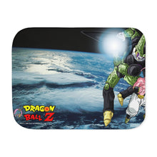 Load image into Gallery viewer, Frieza, Cell, Buu and Earth Sherpa Blanket
