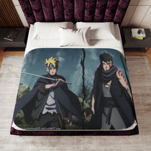 Load image into Gallery viewer, Anime Boruto Sherpa Blanket

