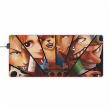 Load image into Gallery viewer, Luffy&#39;s crew RGB LED Mouse Pad (Desk Mat)
