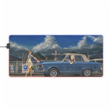 Load image into Gallery viewer, Is It Wrong To Try To Pick Up Girls In A Dungeon? RGB LED Mouse Pad (Desk Mat)
