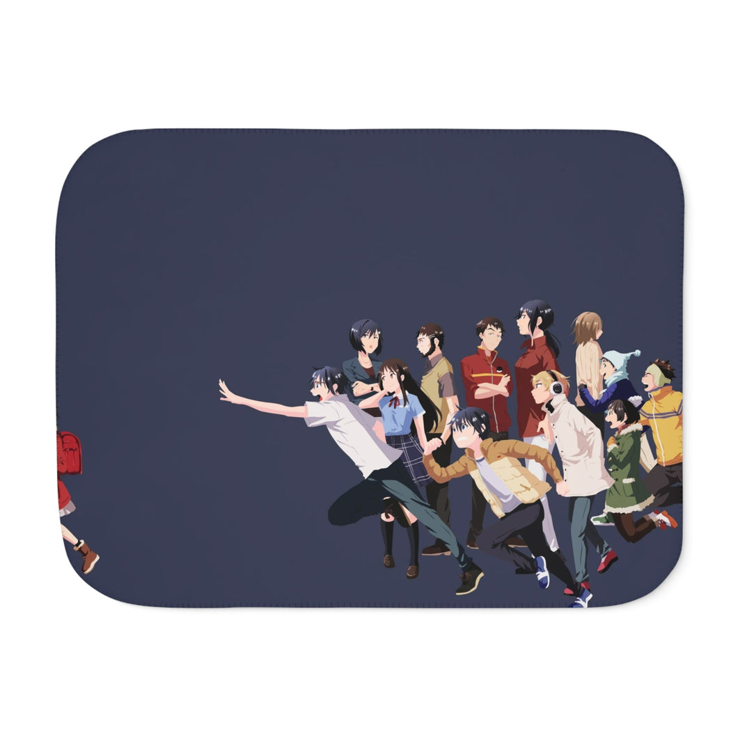 Anime ERASED Sherpa Blanket