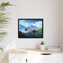 Load image into Gallery viewer, Anime Howl&#39;s Moving Castle Canvas Framed Art Print
