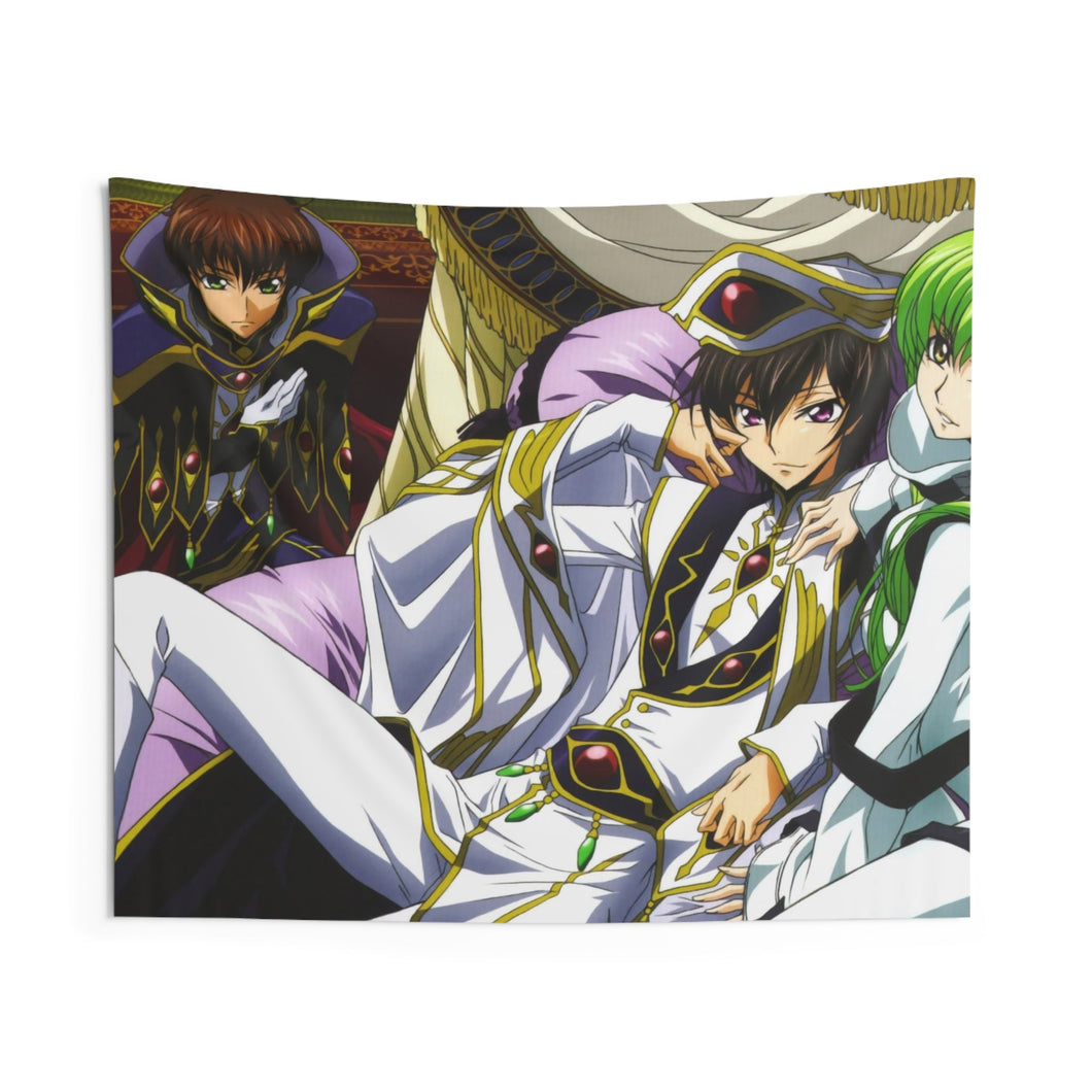 Code Geass Lelouch Lamperouge, Suzaku Kururugi Indoor Wall Tapestry