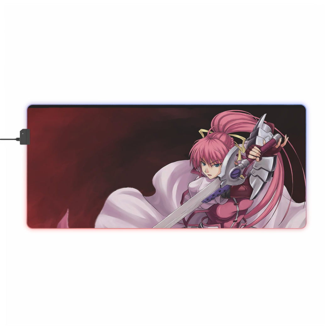 Magical Girl Lyrical Nanoha RGB LED Mouse Pad (Desk Mat)