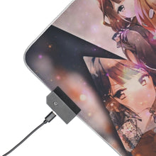 Load image into Gallery viewer, Masamune-kun&#39;s Revenge Aki Adagaki, Yoshino Koiwai RGB LED Mouse Pad (Desk Mat)

