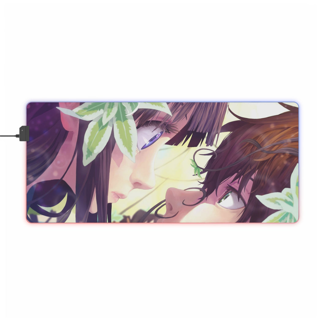 Eru Chitanda And  Hōtarō Oreki Love RGB LED Mouse Pad (Desk Mat)