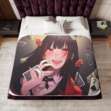 Load image into Gallery viewer, Kakegurui Yumeko Jabami Sherpa Blanket
