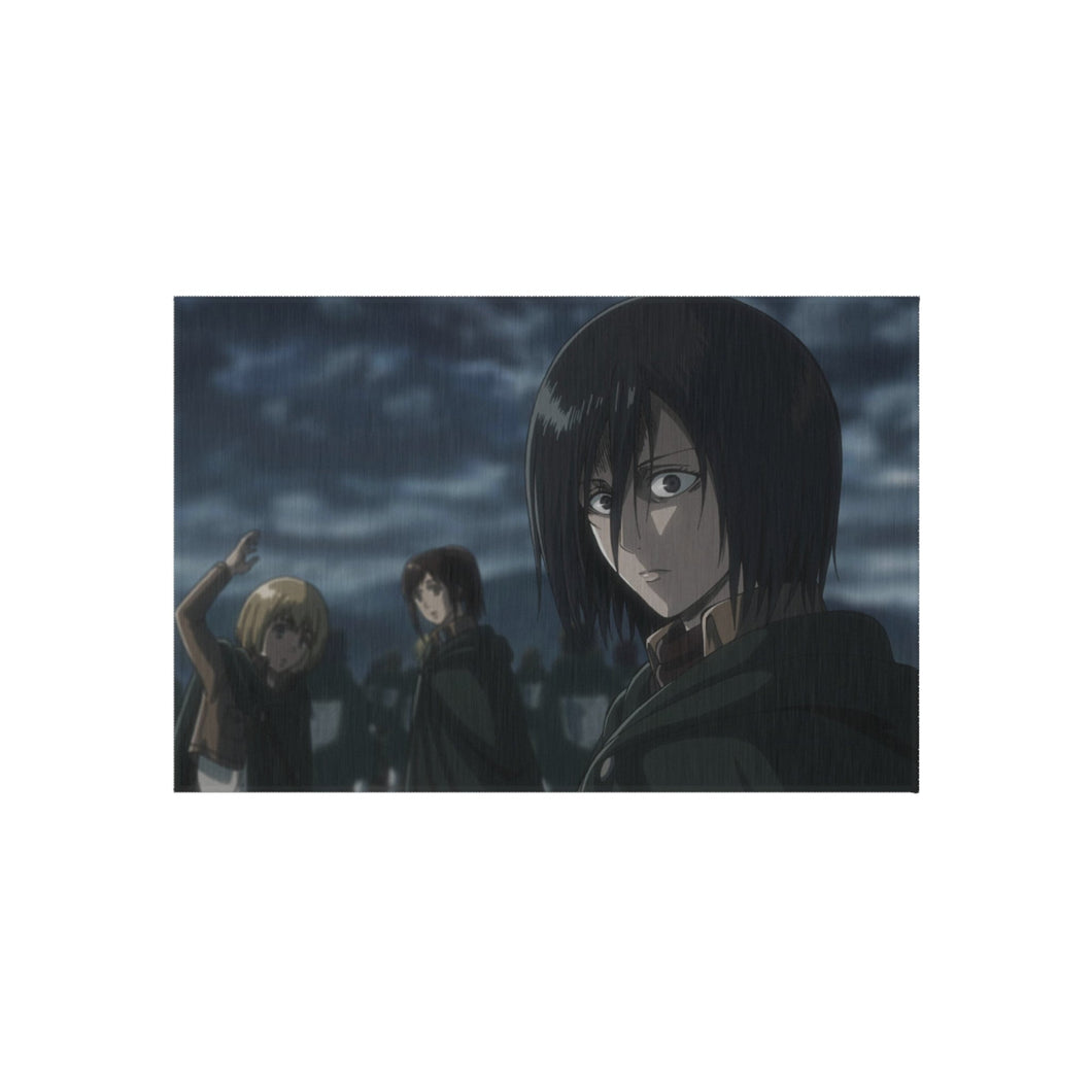 Mikasa / Attack On Titan Rug