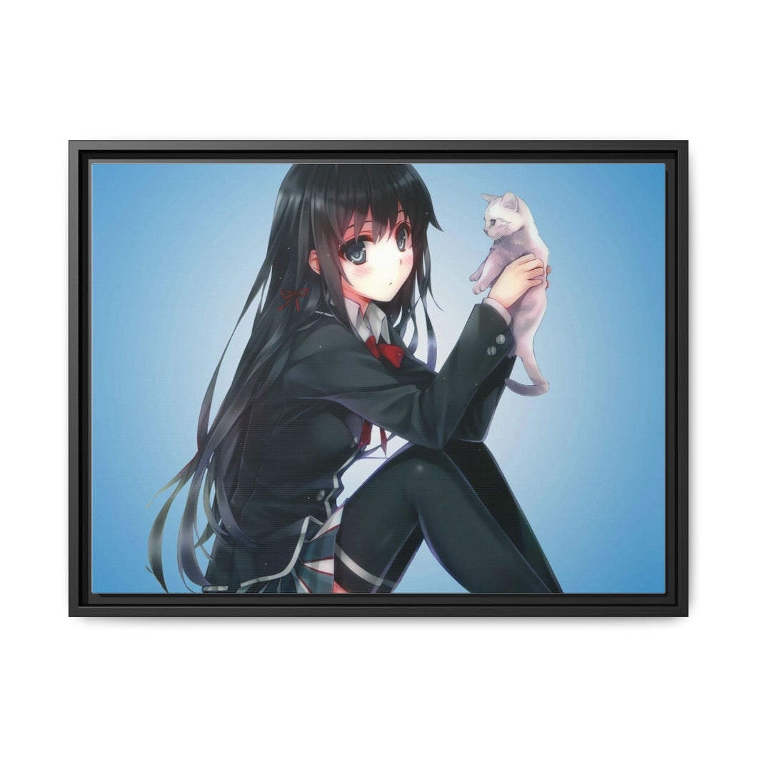 My Teen Romantic Comedy SNAFU Yukino Yukinoshita Canvas Framed Art Print