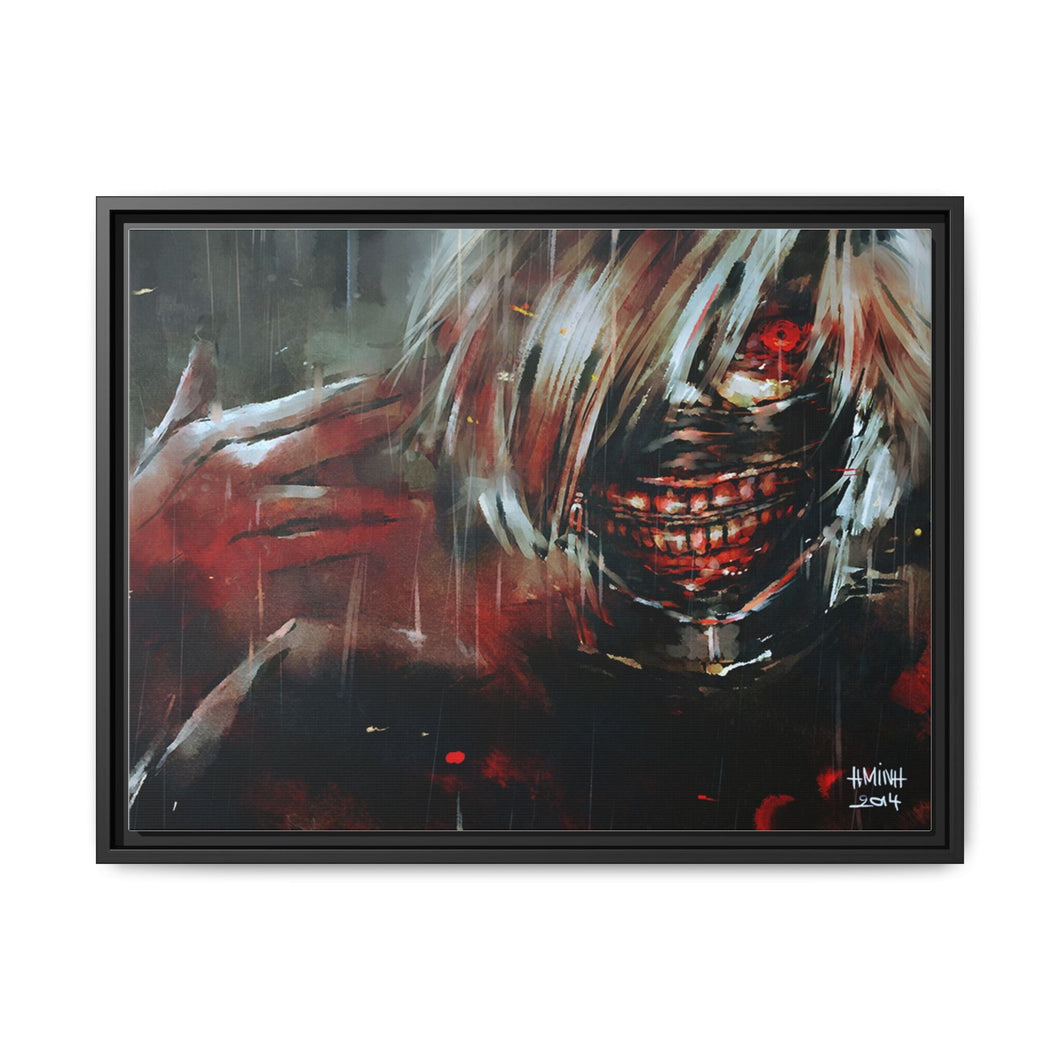 Tokyo Ghoul Ken Kaneki Canvas Framed Art Print