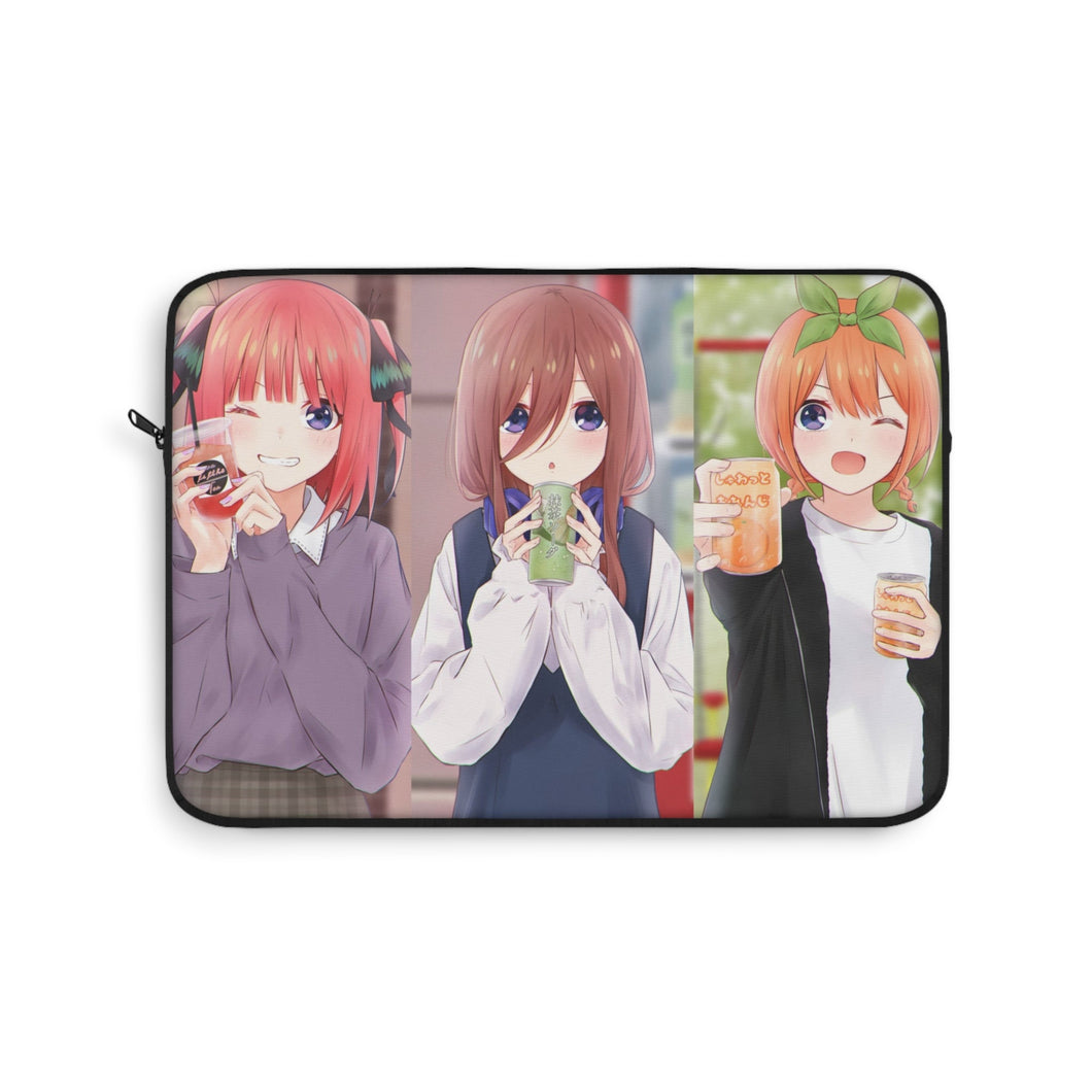 The Quintessential Quintuplets Miku Nakano, Itsuki Nakano, Nino Nakano, Yotsuba Nakano, Ichika Nakano Laptop Sleeve
