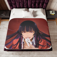 Load image into Gallery viewer, Anime Kakegurui Sherpa Blanket

