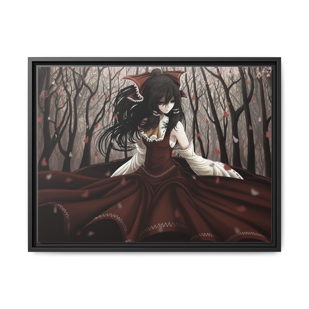 Anime Touhou Canvas Framed Art Print