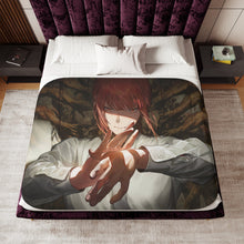 Load image into Gallery viewer, Anime Chainsaw Man Sherpa Blanket
