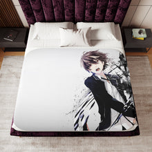 Load image into Gallery viewer, Anime Guilty Crown Sherpa Blanket
