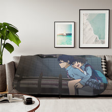 Load image into Gallery viewer, Anime Your Lie in April Sherpa Blanket
