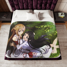 Load image into Gallery viewer, Asuna and Yuuki Sherpa Blanket

