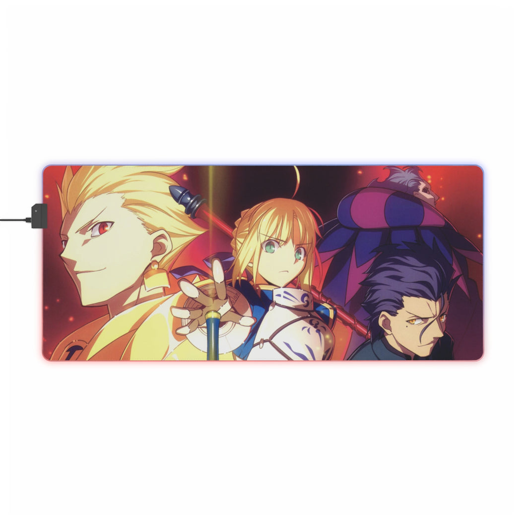 Gilgamesh, Saber (Fate Series) RGB LED Mouse Pad (Desk Mat)