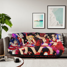 Load image into Gallery viewer, Happy Holidays from the Fairy Tail Girls Sherpa Blanket
