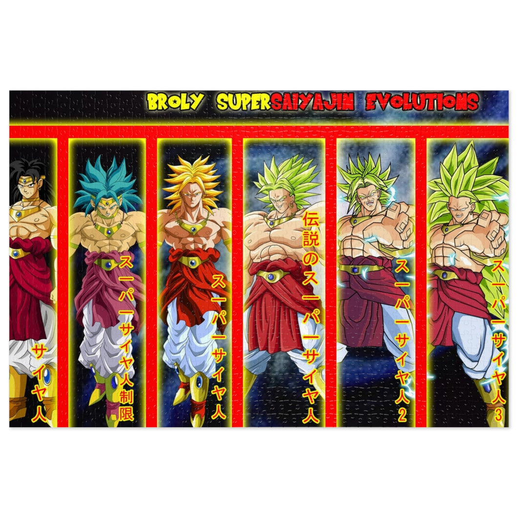 Broly Supersaiyajin Evolutions Jigsaw Puzzle