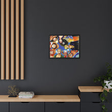 Load image into Gallery viewer, One Piece Monkey D. Luffy, Roronoa Zoro, Sanji, Nico Robin, Tony Tony Chopper Canvas Framed Art Print
