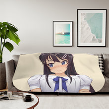Load image into Gallery viewer, Rascal Does Not Dream Of Bunny Girl Senpai Sherpa Blanket
