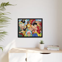 Load image into Gallery viewer, Luffy&#39;s crew Canvas Framed Art Print

