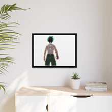 Load image into Gallery viewer, My Hero Academia Izuku Midoriya Canvas Framed Art Print
