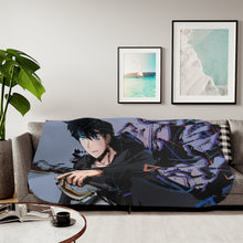 Load image into Gallery viewer, Anime Solo Leveling Sherpa Blanket
