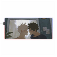 Load image into Gallery viewer, My Hero Academia Izuku Midoriya, Katsuki Bakugou RGB LED Mouse Pad (Desk Mat)
