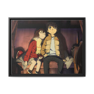 Anime ERASED Canvas Framed Art Print