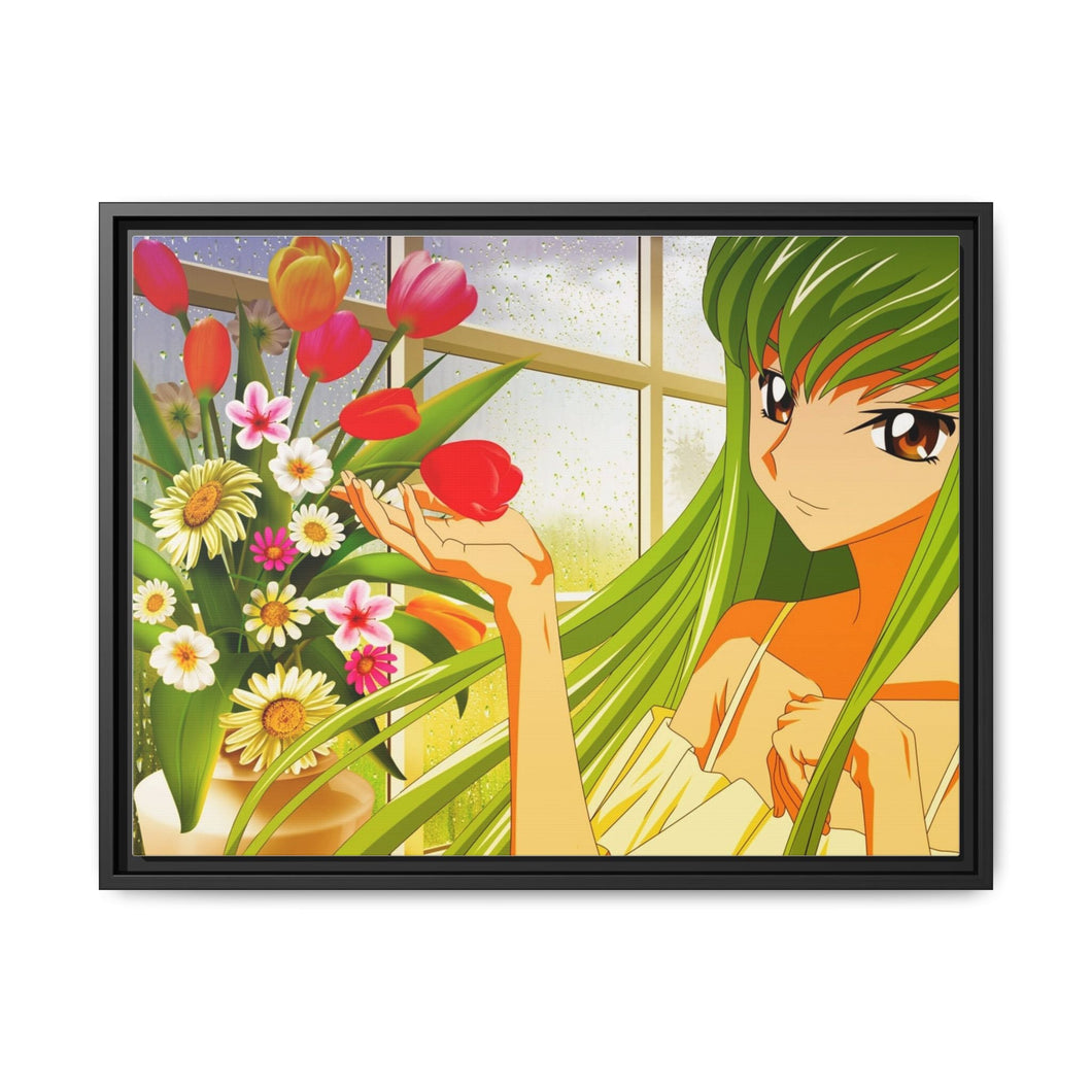Anime Code Geassr Canvas Framed Art Print