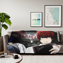 Load image into Gallery viewer, Anime Death Note Sherpa Blanket
