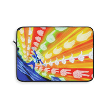 Load image into Gallery viewer, Power of Hand Signs Laptop Sleeve
