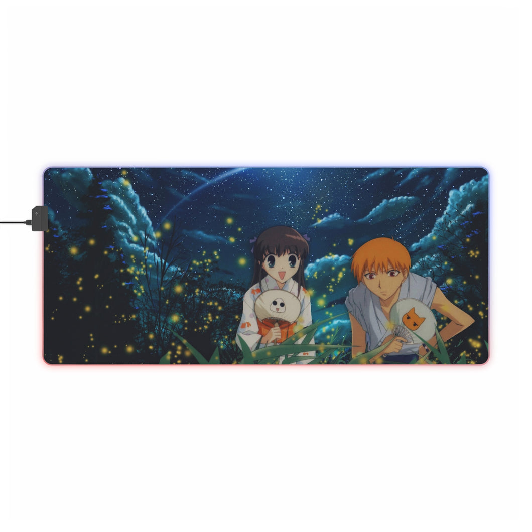 Fruits Basket RGB LED Mouse Pad (Desk Mat)