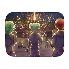 Load image into Gallery viewer, Assassination Classroom Karma Akabane, Nagisa Shiota, Kaede Kayano, Rio Nakamura Sherpa Blanket
