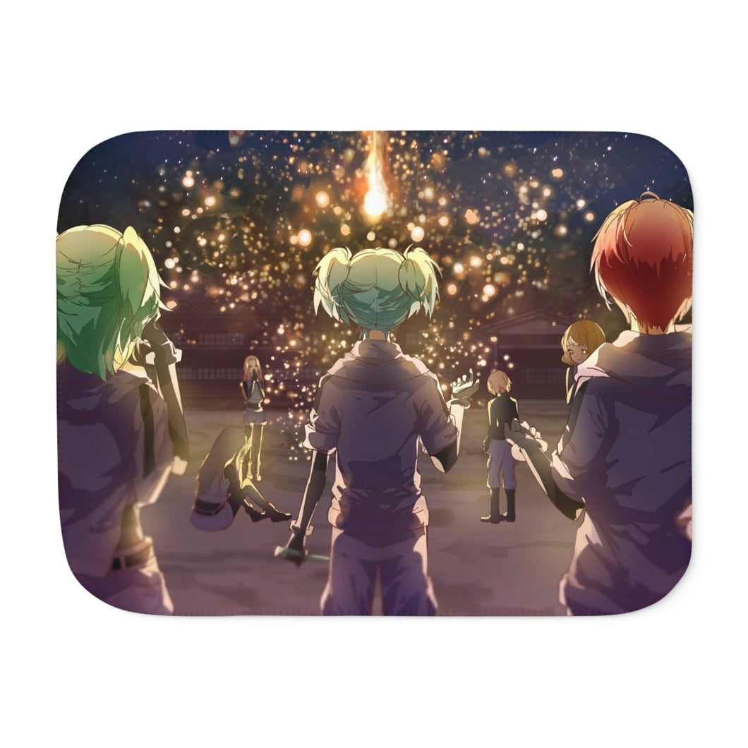 Assassination Classroom Karma Akabane, Nagisa Shiota, Kaede Kayano, Rio Nakamura Sherpa Blanket