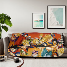 Load image into Gallery viewer, Anime Dragon Ball Z Sherpa Blanket

