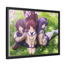 Load image into Gallery viewer, Clannad Nagisa Furukawa, Kyou Fujibayashi, Fuuko Ibuki Canvas Framed Art Print
