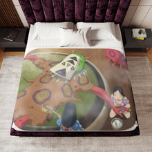 Load image into Gallery viewer, Anime Spirited Away Sherpa Blanket
