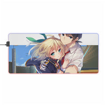 Load image into Gallery viewer, Rokudenashi Majutsu Koushi To Akashic Records Glenn Radars, Rumia Tingel RGB LED Mouse Pad (Desk Mat)
